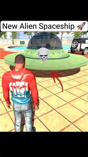 New Alien Spaceship 🚀🤑 Indian Bike Driving 3D Cheat Codes 🤯+ plugin #alienspaceship #spaceship