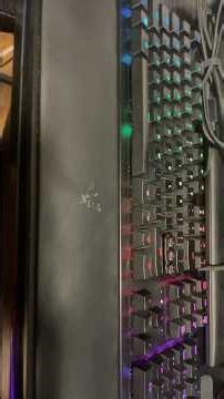 ASMR : Razer huntsman elite ( sound,Razer synapse ,clicking, lighting,) #asmr #shorts #relaxing