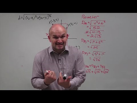 Area and Perimeter of Triangle in Coordinate Plane