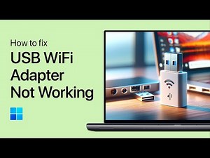 USB WiFi Adapter Not Working on Windows 10/11 Fix - Tutorial