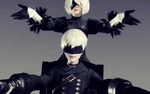 【MMD】Five Nights at Freddy's2（Nier:Automata 2B 9S）