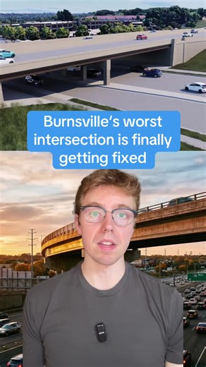 Burnsville just approved a $56.3 million highway project — and the city's only paying $210,000 out of pocket. The intersection at Highway 13 and Nicollet Avenue is getting a full overhaul. Hwy 13 goes over Nicollet on a new bridge. No more signal. No more 500-foot backups. No more freight trucks jamming everything up. Here's the catch: Nicollet Avenue is going to be fully closed from spring through fall of 2027. That's an entire season. If you commute through there or rely on MVTA bus service in