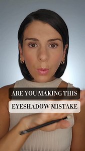 One of the biggest and most common eyeshadow mistakes. No worries, it's an easy fix!! 😉 #eyemakeup #eyeshadow #makeuptips | Kate Talbert: Makeup Made Simple