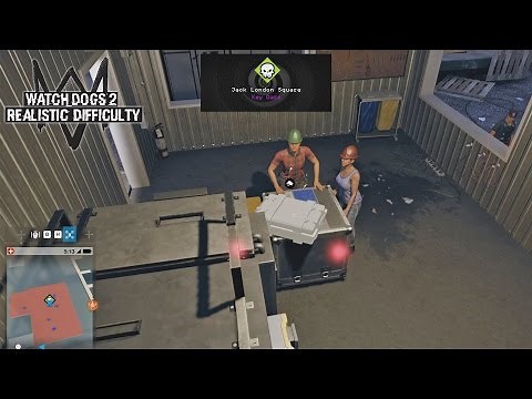 Watch Dogs 2 - Jack London Square Key Data Location (Massive System Crash)