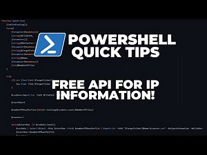 PowerShell Quick Tips : IPInfo Lite free API for IP Information
