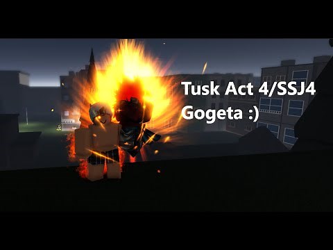 [Jojo: Crusaders Heaven] SSJ4 Gogeta / Tusk Act 4 Showcase