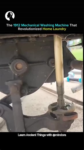 Mindora on Instagram: "Crafted from copper and precision-engineered gears, this 1912 washing machine marked a turning point in domestic technology. Its mechanical design reduced manual labor, introduced efficiency into households, and laid the foundation for the modern automated laundry systems we rely on today. . . . . . #LaundryInnovation #IndustrialDesign #VintageTechnology #MechanicalEngineering #HomeAppliances #EarlyInnovation #HistoricMachines #DesignHistory #TechnologyEvolution #DomesticE