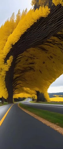 Yellow Beautiful Tree Live Wallpapers