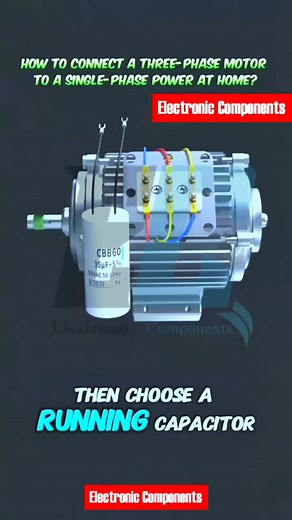 84K views · 1.3K reactions | How to Connect a 3 Phase Motor to a Single Phase Power at Home.. #reelstrending #reelsviralシ #reelsvideoシ #reelsfbシ #electronic #electrohouse #Electric #reelsvideos #electrician #electronicmusic #reelsviral #electronics #reelsfb #electricianlife #electrical #electricalengineering #electricalengineeringjobs | 퐄퐥퐞퐜퐭퐫퐨퐧퐢퐜 퐂퐨퐦퐩퐨퐧퐞퐧퐭퐬 | Facebook