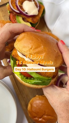 74K views · 186 reactions | 燎 HALLOUMI BURGERS! 燎 These squeaky cheese burgers are super speedy, vegetarian, and ready in less than 15 minutes. Recipe is at tamingtwins.com now and linked in my profile (click @tamingtwins then click below ‘ALL RECIPES HERE’ and go to the 15 Minute Meals option) #15minutemeals #easyrecipes #halloumi #halloumiburger #burgerporn #burgerlover #vegetarian #vegetarianrecipes | Taming Twins - Fuss Free Family Food | Facebook