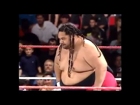 Yokozuna versus cousin Rikishi