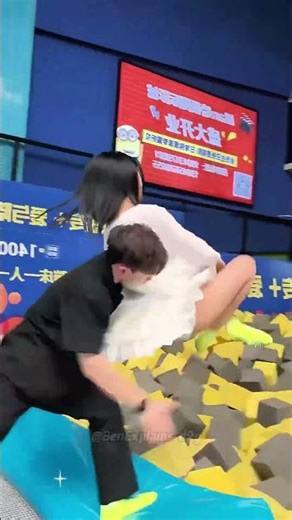 Which trampoline “princess carry” moment hits you the hardest?.#trampoline#funny#play