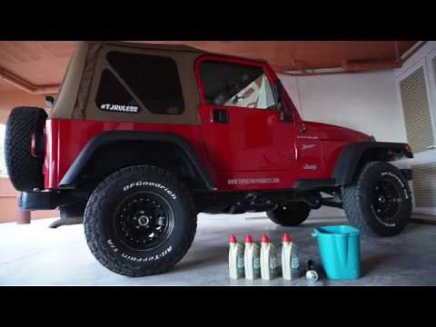 Jeep Wrangler Tj cambio de Valvulina