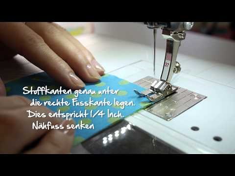 Tutorial: Videoanleitung zu BERNINA Patchworkfuss Nr. 37 und 57