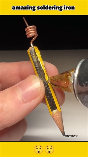 How to make soldering iron using gas lighter #shorts #diy #viral #craft