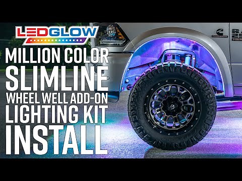 Installation | LEDGlow Million Color Slimline Wheel Well Lights Add On Lighting Kit