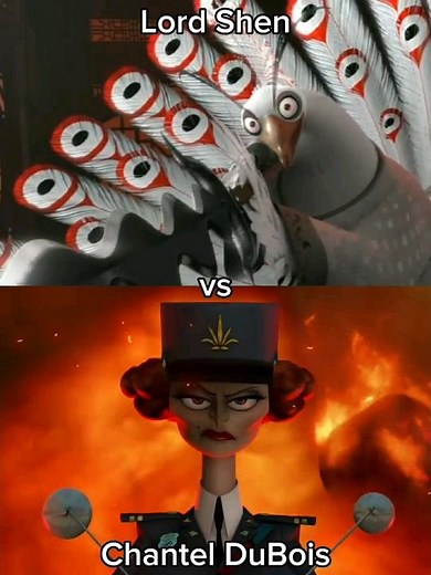Lord Shen vs Chantel DuBois (Kung Fu Panda 2 | Madagascar 3)