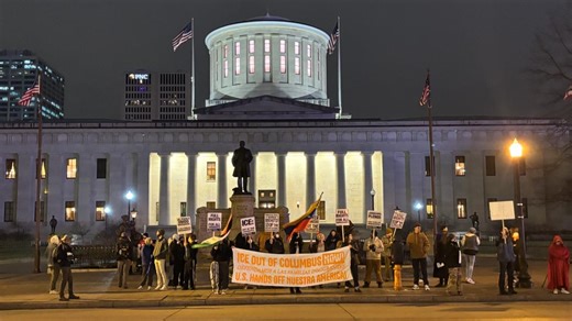 Columbus protesters rally after fatal ICE shooting in Minneapolis
