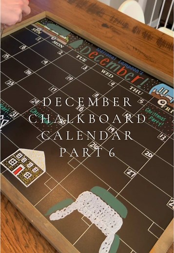 December Chalkboard Calendar Ideas and Inspiration