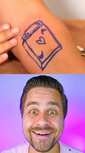 1M views · 5.7K reactions | Magic Card Tattoo  | DENIS MAGIC SHOW | Facebook