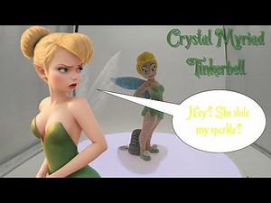TinkerBell Collections 2024, Swarovski Crystal Covered TinkerBell Statue. Myriad TinkerBell Statue.