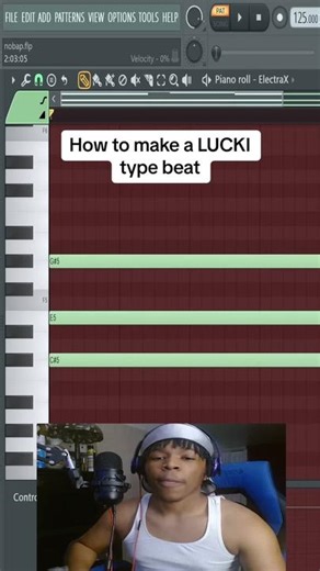 How to make a Lucki type beat #redkeyrome #beats #lucki