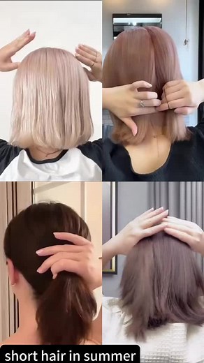 Short Hair Hairstyle Ideas and Easy Tutorials