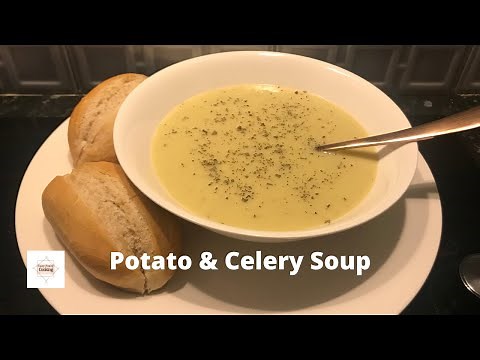 Creamy potato & celery soup | no cream ~ EasyPeasyCooking