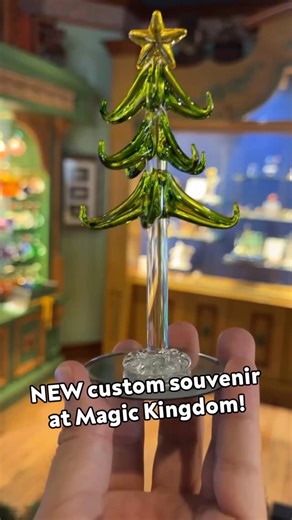 Disney Food Blog on Instagram: "You can still find the merriest souvenir at Crystal Arts in Magic Kingdom! 🎄✨ For the first time, you can create your own holiday tree…and yes, that means picking out your own ornaments! 😍 These iconic glass trees have been a popular souvenir for years, but they’ve always come pre-assembled...until now! At $59, you’ll get to hand-pick your favorite character ornaments — including Mickey, Minnie, Stitch, Donald, Scrooge McDuck, and a whole bunch more — and build