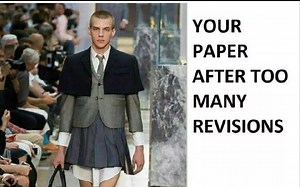 一个被论文逼疯的女人...