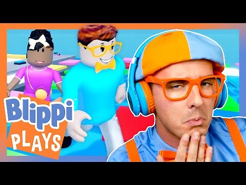 FULL EPISODES of Teamwork Puzzles with Meekah | BEST OF BLIPPI PLAYS | Roblox Gaming Videos for Kids