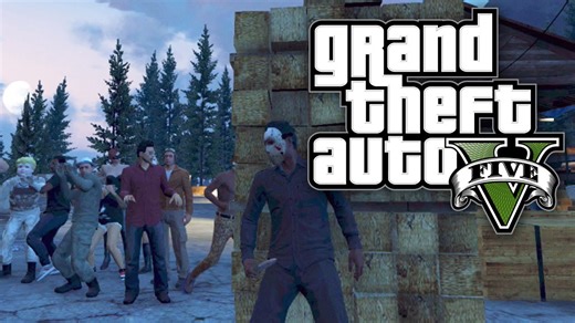 GTA 5 Online - JASON VOORHEES / FRIDAY THE 13TH! (GTA V Online)