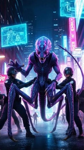 Alien Resident Arrested by Riot Cops 2025