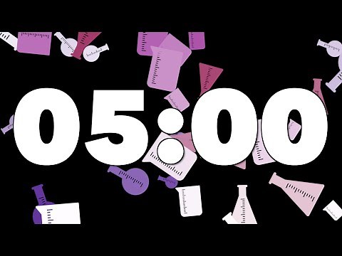 5 Minute Timer: Animated Science Themed Timer