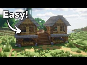 Minecraft Two Player Starter House Tutorial (Step by Step)