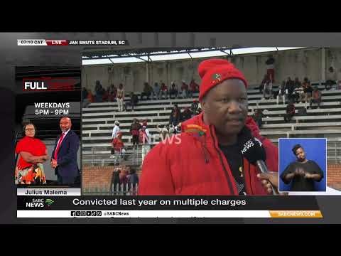Malema Firearm Case | EFF holds night vigil ahead of Julius Malema's sentencing