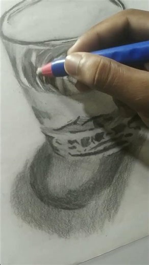 real stick drawing charcoal pencil sketch client drawing