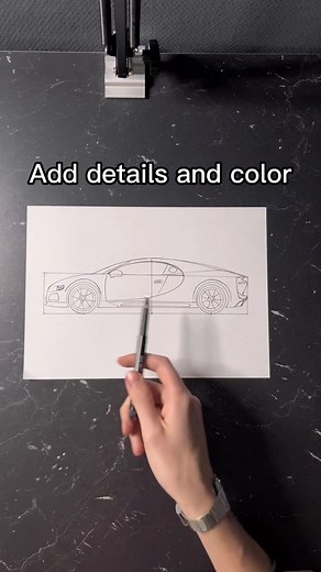 How to Draw Bugatti Chiron: Easy Step-by-Step Tutorial