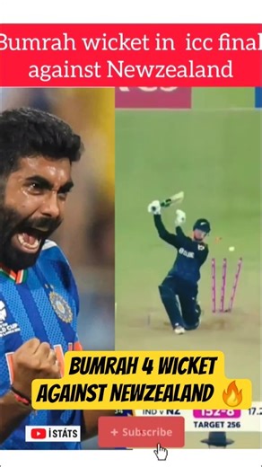 Bumrah wickets against Newzealand #iccfinal #iccworldcup #cricketshorts #crickethighlights