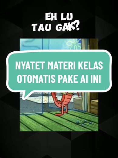 Nyatet Materi Kelas Otomatis Menggunakan AI