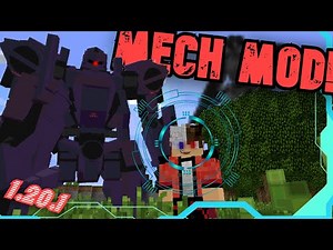 We installed an ANIME MECH MOD into MINECRAFT...