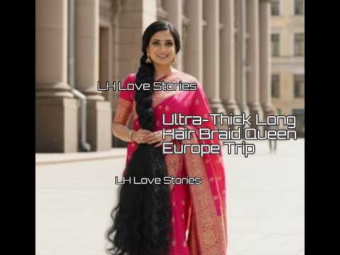 Her Thick Braid In Day🔥Long Ponytail Nights 💕 Romantic Long Hair Story