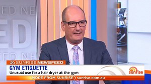 20K views · 132 reactions | Kochie spotted someone using the gym hair dryer on their private parts! Is this OK? 樂 | Sunrise | Facebook