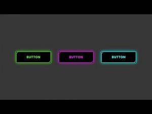 CSS Glowing Button Hover Effects Using HTML & CSS