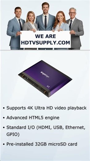 BrightSign XT245-32GB Standard I/O Media Player With Pre-Installed 32GB Micro SD Card