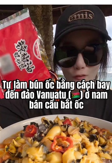 Hành trình vạn dặm bay đến Vanuatu ( 🇻🇺 ) chỉ để nấu một bát bún... Liệu có đáng? 🇻🇺🍜 #vanuatu #xh #fpyシ #fishinglife #bunoc