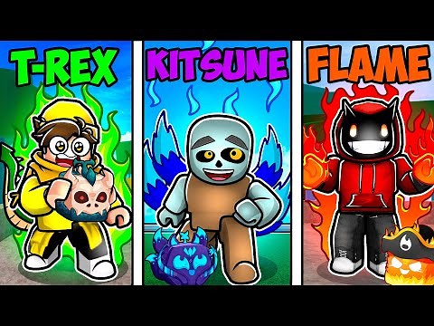 We Use The STRONGEST FRUITS In Blox Fruits...