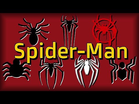 Animated Evolution of Spider-Man Logo 1962-2021