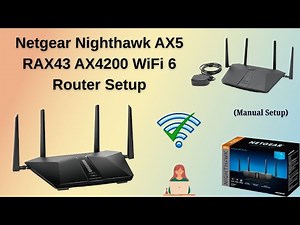 Netgear Nighthawk AX5 RAX43 AX4200 WiFi 6 Router Setup | Netgear Nighthawk AX5 Installation