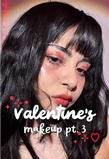 Aqui un tuto un poco mas completo 👀❤️ #valentinesmakeup #enhypenmakeup #eyelinertutorial #creativemakeup #makeuptutorial